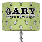 Golf 16" Drum Lamp Shade - Fabric (Personalized)