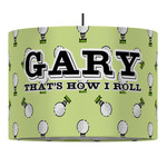 Golf 16" Drum Pendant Lamp - Fabric (Personalized)