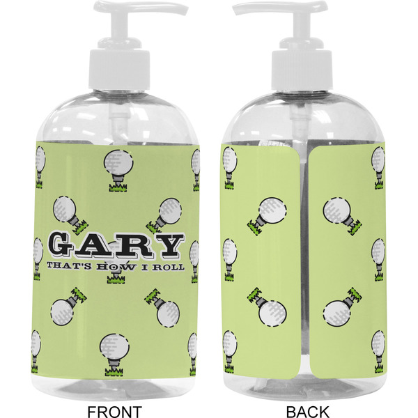 Golf 16 oz Plastic Liquid Dispenser- Approval- White