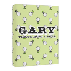 Golf Canvas Print - 16x20 (Personalized)