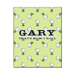 Golf Wood Print - 16x20 (Personalized)