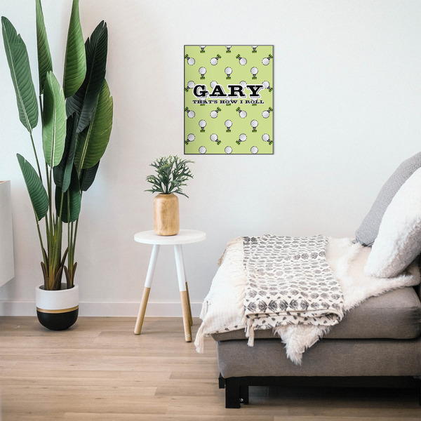 Golf 20x24 Wood Print - In Context