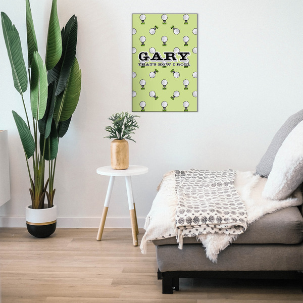 Golf 20x30 Wood Print - In Context