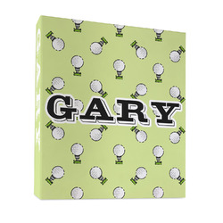 Golf 3 Ring Binder - Full Wrap - 1" (Personalized)
