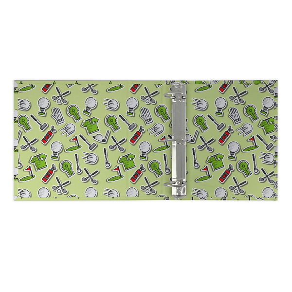 Golf 3 Ring Binders - Full Wrap - 2" - OPEN INSIDE