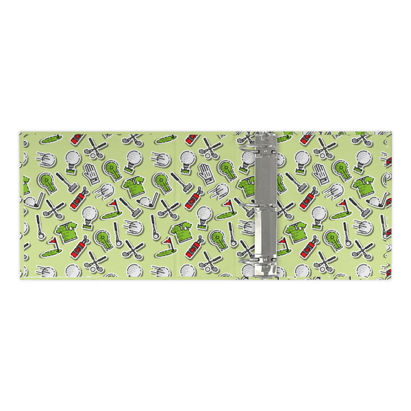 Golf 3 Ring Binders - Full Wrap - 3" - OPEN INSIDE