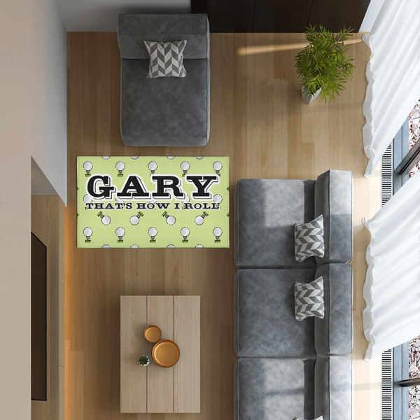 Golf 3'x5' Indoor Area Rugs - IN CONTEXT