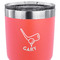Golf 30 oz Stainless Steel Ringneck Tumbler - Coral - CLOSE UP