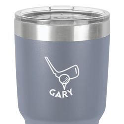 Golf 30 oz Stainless Steel Tumbler - Grey - Double-Sided (Personalized)