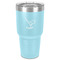 Golf 30 oz Stainless Steel Tumbler - Teal - Single-Sided (Personalized)