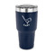 Golf 30 oz Stainless Steel Ringneck Tumblers - Navy - FRONT