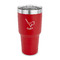 Golf 30 oz Stainless Steel Ringneck Tumblers - Red - FRONT