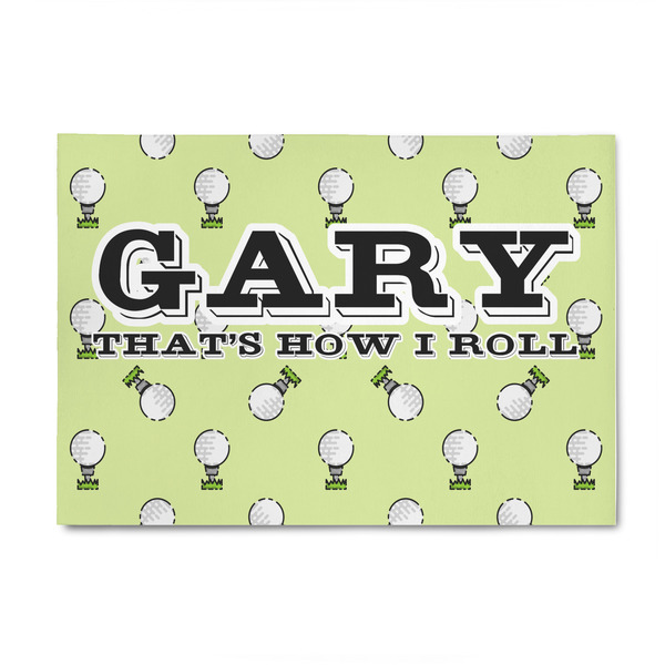 Custom Golf 4' x 6' Indoor Area Rug (Personalized)