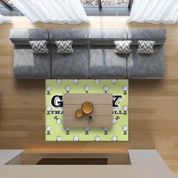 Golf 5'x7' Indoor Area Rugs - IN CONTEXT