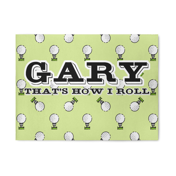 Custom Golf 5' x 7' Patio Rug (Personalized)
