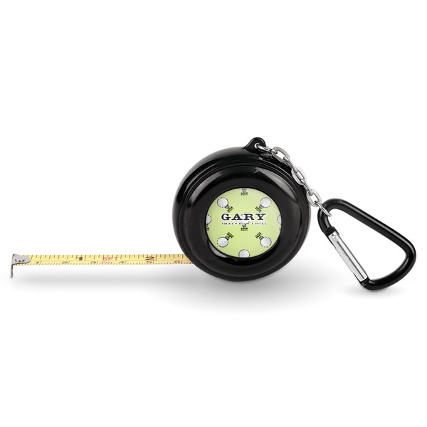 Custom Golf Pocket Tape Measure - 6 Ft w/ Carabiner Clip (Personalized)