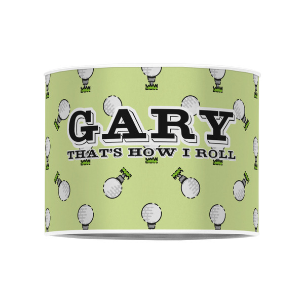 Golf 8" Drum Lampshade - FRONT (Poly Film)