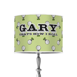 Golf 8" Drum Lamp Shade - Poly-film (Personalized)