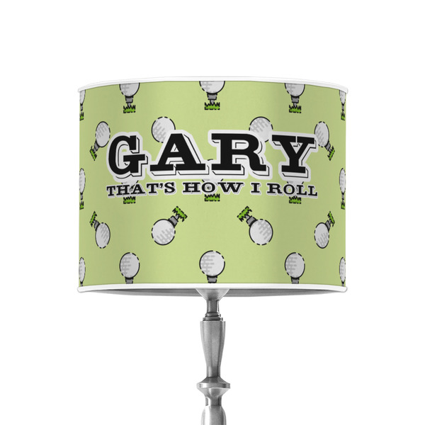 Custom Golf 8" Drum Lamp Shade - Poly-film (Personalized)