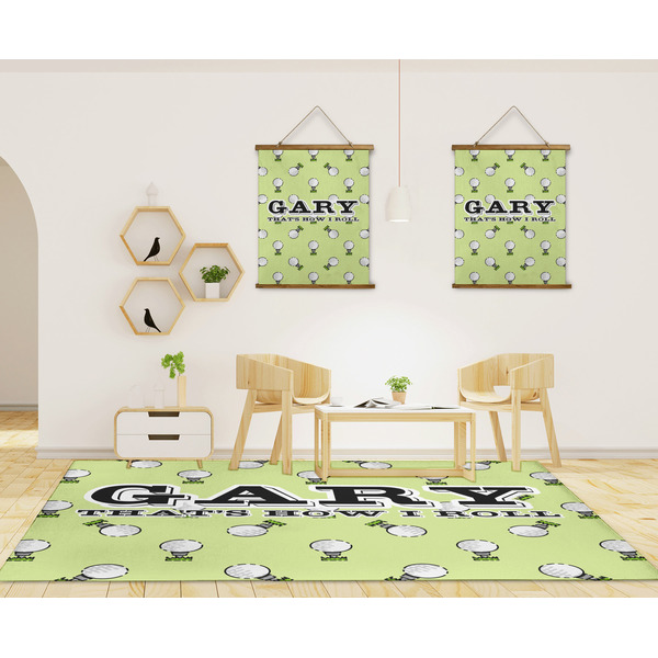 Golf 8'x10' Indoor Area Rugs - IN CONTEXT