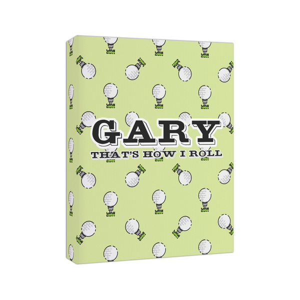 Golf 8x10 - Canvas Print - Angled View