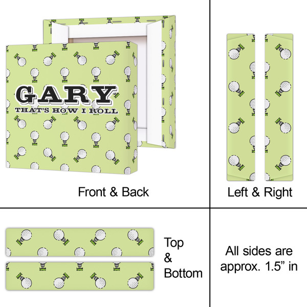 Golf 8x8 - Canvas Print - Approval