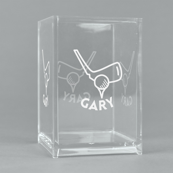 Custom Golf Acrylic Pen Holder (Personalized)