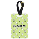 Golf Metal Luggage Tag w/ Name or Text