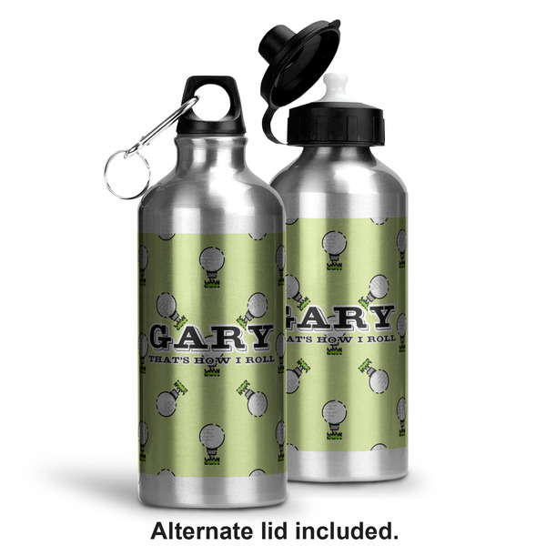 Golf Aluminum Water Bottle - Alternate lid options