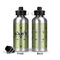 Golf Aluminum Water Bottle - Front and Back