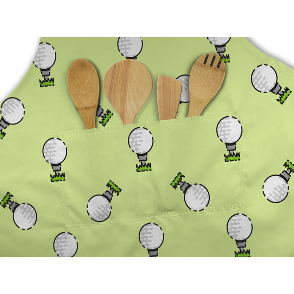 Golf Apron - Pocket Detail with Props