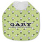 Golf Jersey Knit Baby Bib w/ Name or Text
