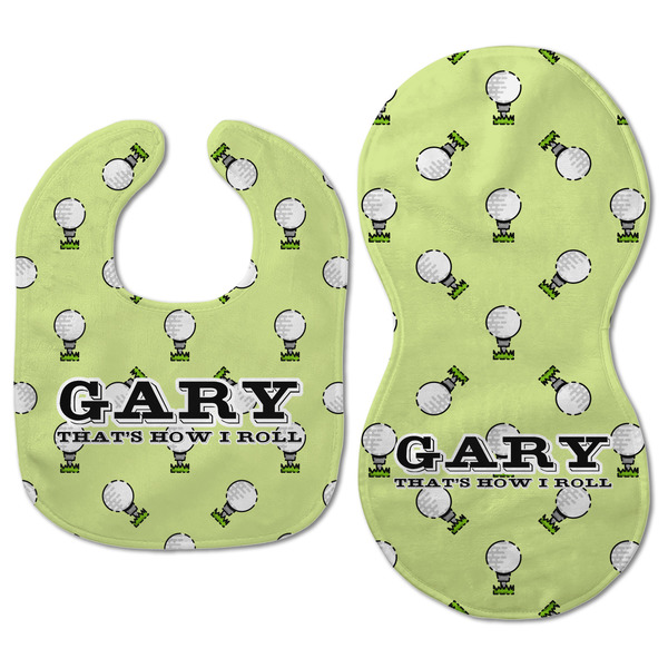 Golf Baby Bib & Burp Set - Approval (new bib & burp)