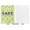 Golf Baby Blanket (Single Sided - Printed Front, White Back)