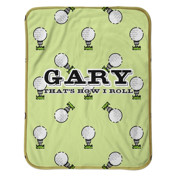 Golf Baby Sherpa Blanket - Flat