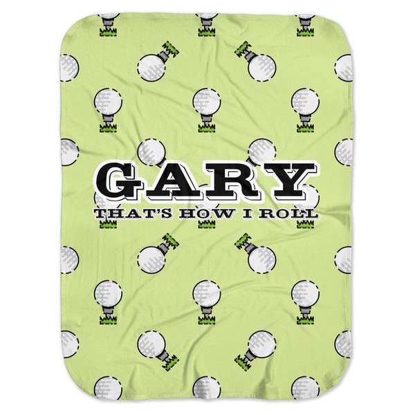 Custom Golf Baby Swaddling Blanket (Personalized)