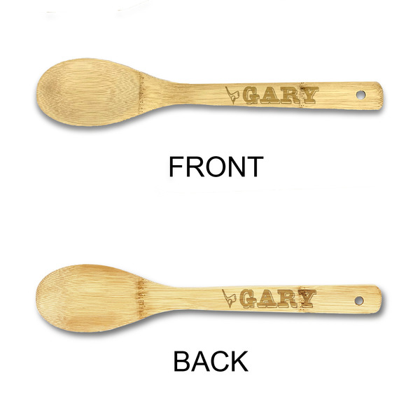 Golf Bamboo Spoons - Double Sided - APPROVAL