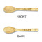 Golf Bamboo Spoons - Double Sided - APPROVAL