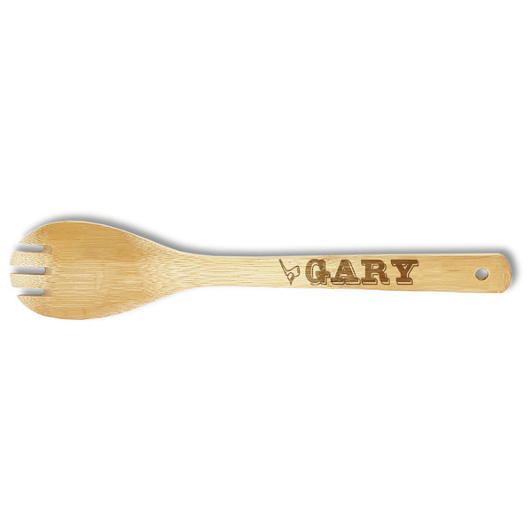 Golf Bamboo Spork - Single Sided - FRONT