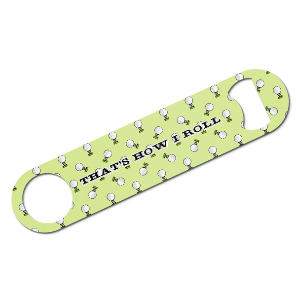 Custom Golf Bar Bottle Opener w/ Name or Text