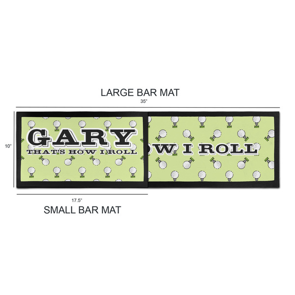 Golf Bar Mats - Sizing Chart