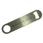 Golf Bar Bottle Opener - Silver w/ Name or Text