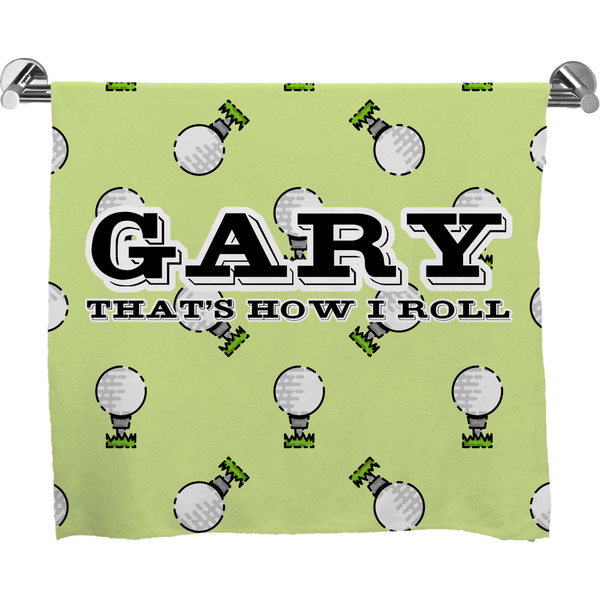 Custom Golf Bath Towel (Personalized)