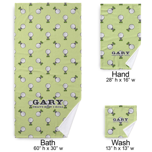 Golf Bath Towel Sets - 3-piece - Approval