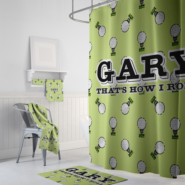 Golf Bath Towel Sets - 3-piece - In Context