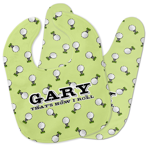 Custom Golf Baby Bib w/ Name or Text