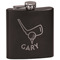 Golf Black Flask Set (Personalized)