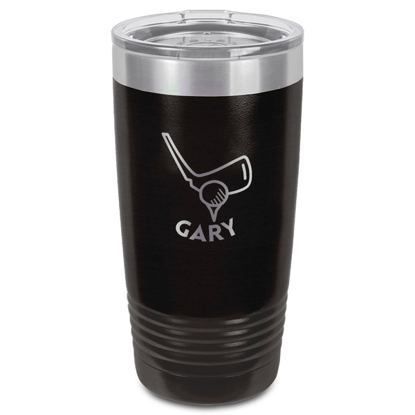 Golf Black Polar Camel Tumbler - 20oz - Front