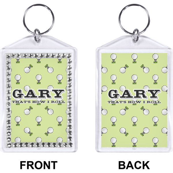 Golf Bling Keychain (Front + Back)