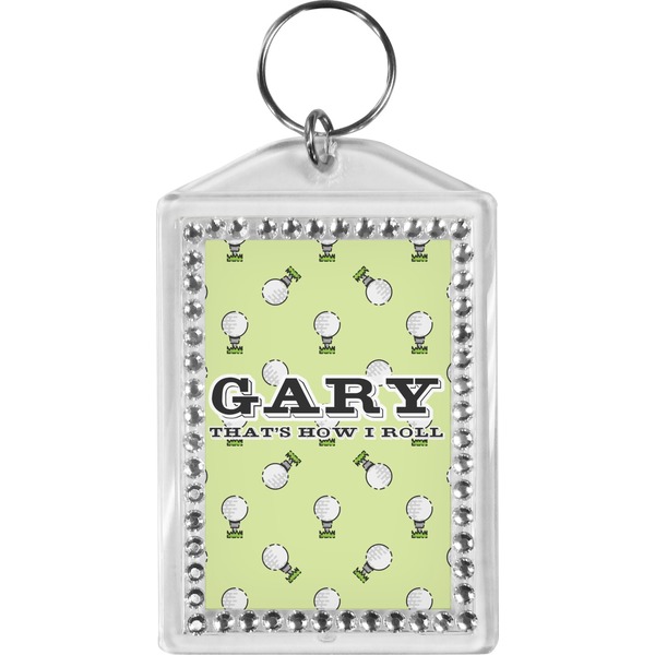 Custom Golf Bling Keychain (Personalized)